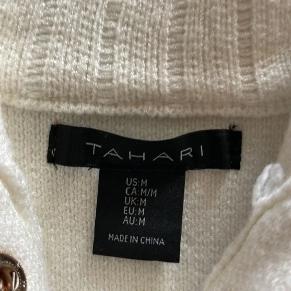 New Elie Tahari white High Neck Blazer, jacket, coat - Picture 7 of 14